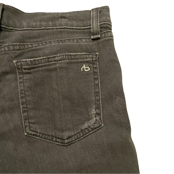 rag & bone Black Distressed Skinny Jeans size 29 (tag says 25) - Picture 3 of 4